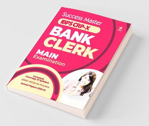 Success Master IBPS-X Bank Clerk Mains Exam 2020 (Old Edition)