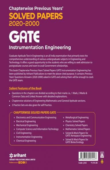 GATE Solved Papers Instrumentation Engg