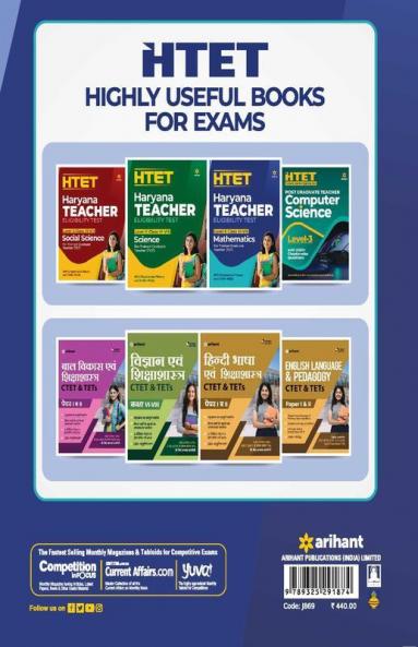 HTET Haryana Teacher Eligibility Test Class (6 - 8) Level 2 Mathematics 2020