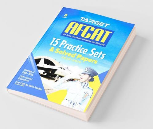 AFCAT 15 Practice Sets and Solved Papers 2021 (Old Edition)