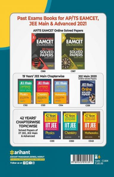 Telangana EAMCET Chapterwise Solutions 2020-2018 Chemistry for 2021 Exam