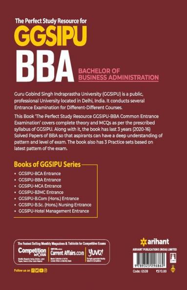 GGSIPU BBA Exam Guide 2022