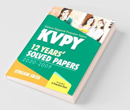 KVPY 12 Years Solved Papers 2020-2009 Stream SB/SX