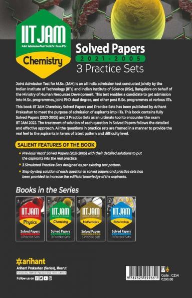 IIT JAM Chemistry Solved Papers and Practice Sets 2022