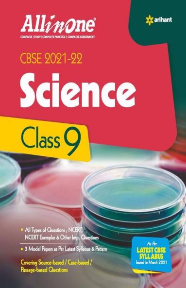 CBSE All In One Science Class 9 for 2022 Exam (Updated edition for Term 1 and 2)