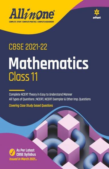 CBSE All In One Mathematics Class 11 for 2022 Exam (Updated edition for Term 1 and 2)