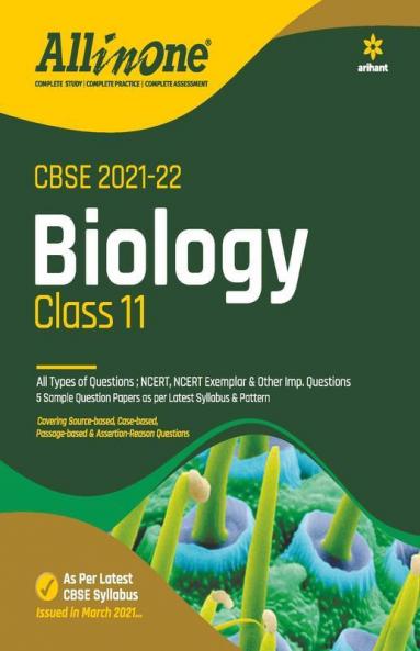 CBSE All In One Biology Class 11 for 2022 Exam (Updated edition for Term 1 and 2)