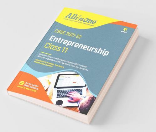 CBSE All In One Entrepreneurship Class 11 for 2022 Exam (Updated edition for Term 1 and 2)