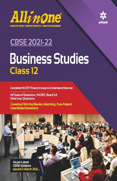 CBSE All In One Business Studies Class 12 for 2022 Exam (Updated edition for Term 1 and 2)