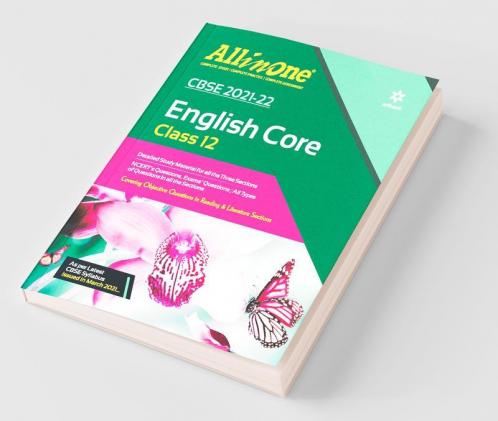 CBSE All In One English Core Class 12 for 2022 Exam (Updated edition for Term 1 and 2)