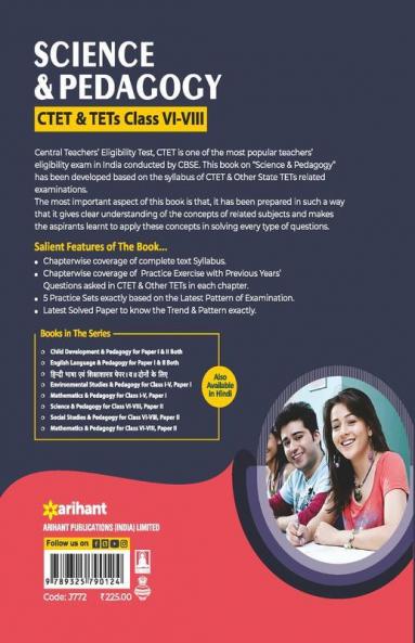 CTET and TET Science and Pedagogy for Class 6 to 8 for 2021 Exams