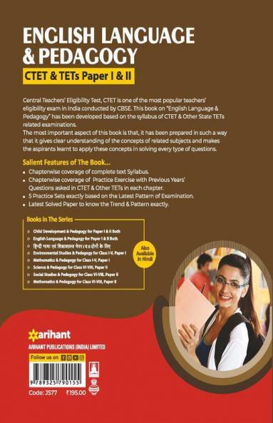 CTET and TET English Language and Pedagogy Paper 1 and 2 for 2021 Exams