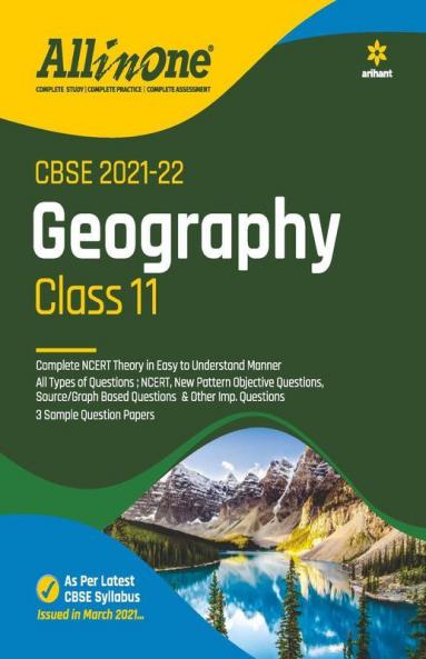 CBSE All In One Geography Class 11 for 2022 Exam (Updated edition for Term 1 and 2)