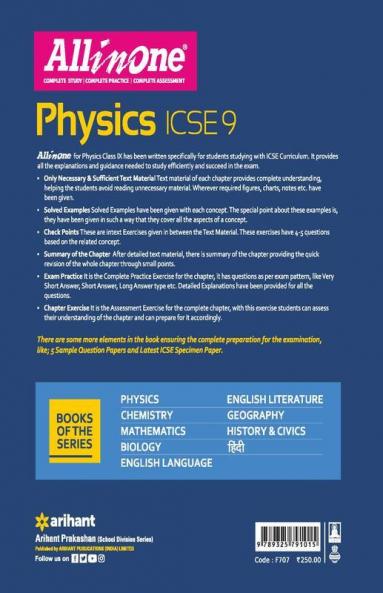 All In One Physics ICSE Class 9 2021-22