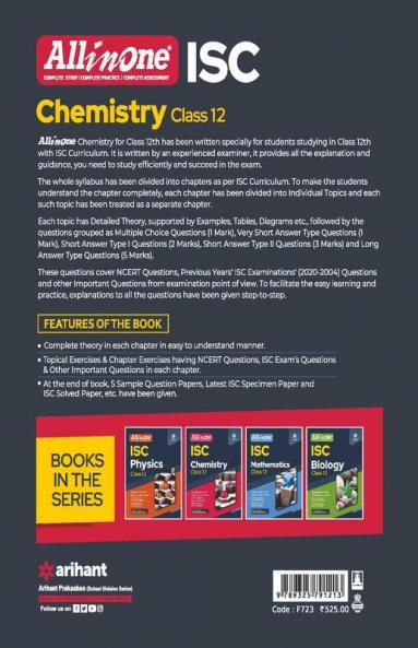 All In One Chemistry ISC Class 12 2021-22