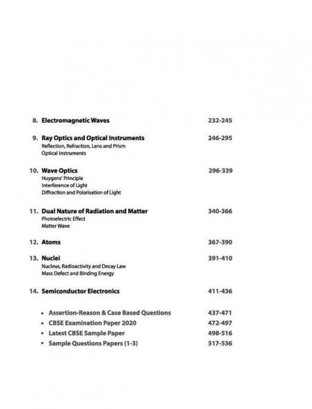 CBSE Physics Chapterwise Solved Papers Class 12 for 2022 Exam