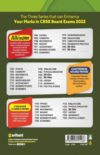 CBSE English Core Chapterwise Solved Papers Class 12 for 2022 Exam