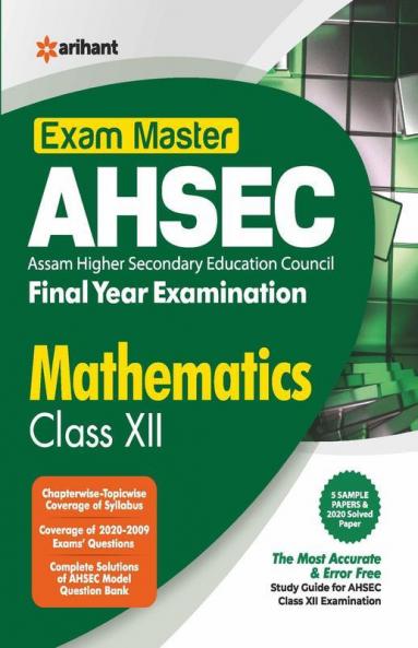 Exam Master AHSEC Mathematics Class 12 2021-22