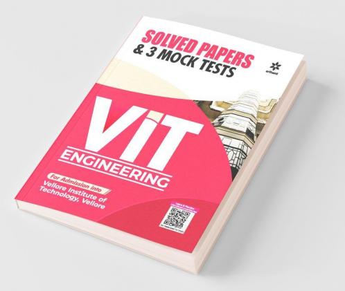 3 Mock Tests and Solved Papers for VIT Engineering 2022