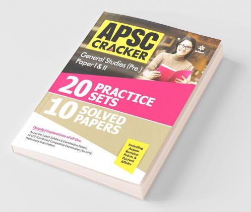 APSC Cracker 20 Practice Sets 10 Solved Papers General Studies Pre Paper 1 & 2