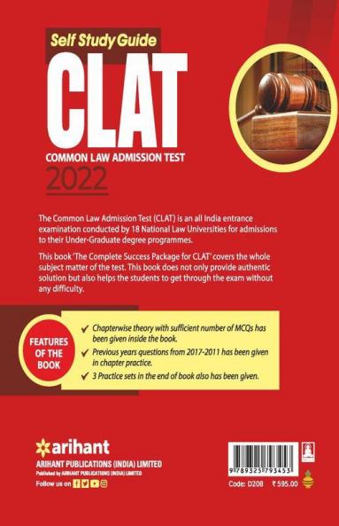Self Study Guide CLAT 2022