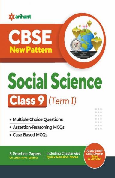 CBSE New Pattern Social Science Class 9 for 2021-22 Exam (MCQs based book for Term 1)