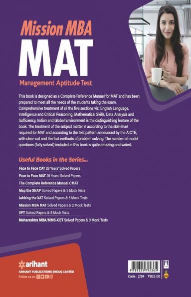 Mission MBA MAT Mock Tests and Solved Papers 2022