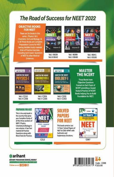 34 Years Chapterwise Topicwise Solved Papers NEET Biology 2022