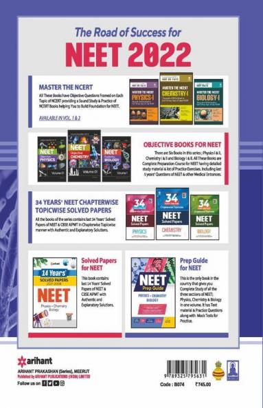 Chapterwise Topicwise Solved Papers Biology for NEET + AIIMS  JIPMER  MANIPAL  BVP UPCPMT BHU 2022