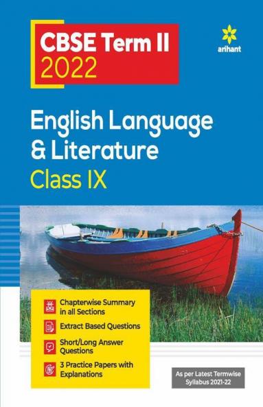 Arihant CBSE English Language & Literature Term 2 Class 9 for 2022 Exam (Cover Theory and MCQs)