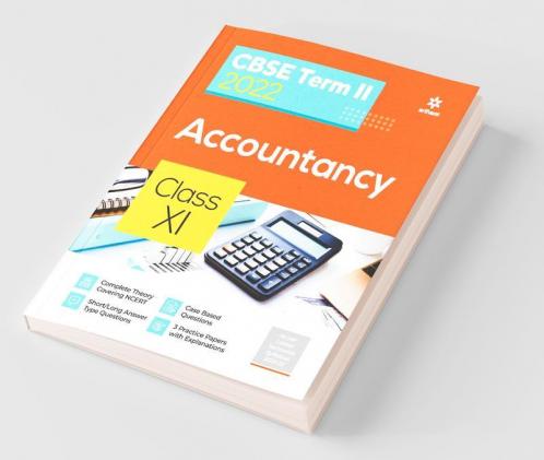 Arihant CBSE Accountancy Term 2 Class 11 for 2022 Exam (Cover Theory and MCQs)