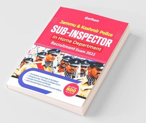 Jammu & Kashmir Police Sub Inspector in Home Department Exam 2022