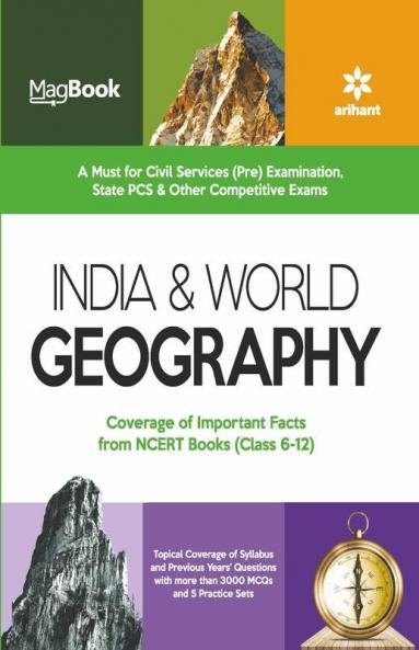 Magbook India & World Geography for Civil services prelims/state PCS & other Competitive Exam 2022