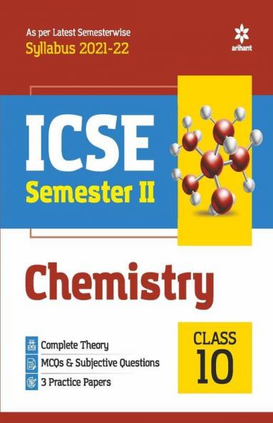 Arihant ICSE Chemistry Semester 2 Class 10 for 2022 Exam