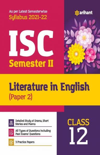 Arihant ISC Literature in English (Paper 2) Semester 2 Class 12 for 2022 Exam