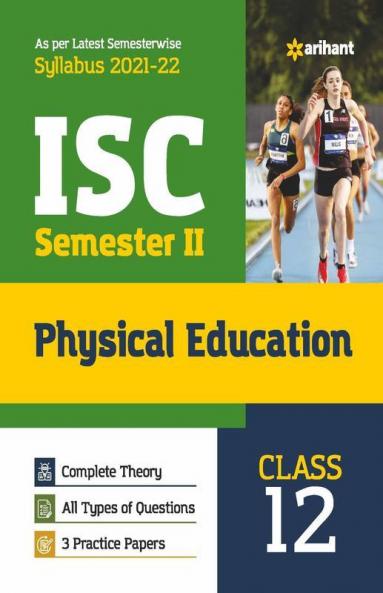 Arihant ISC Physical Education Semester 2 Class 12 for 2022 Exam