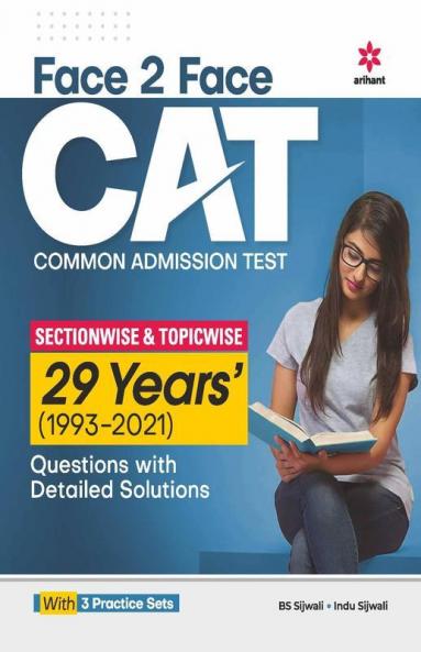 Face To Face CAT 29 Years (1993-2021) Sectionwise & Topicwise Solved Paper 2022