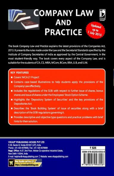 COMPANY LAW AND PRACTICE
