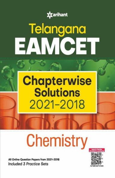 Telangana EAMCET Chapterwise Solutions 2021-2018 Chemistry for 2022 Exam