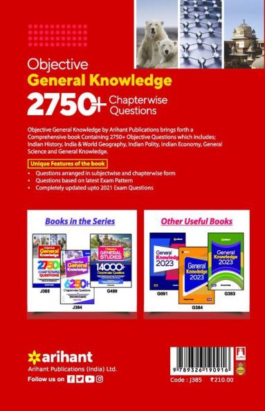 Objective General Knowledge 2750+ Chapterwise Questions