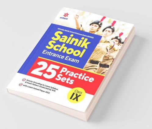 25 Practice Sets Sainik School Entrance Exam Class 9