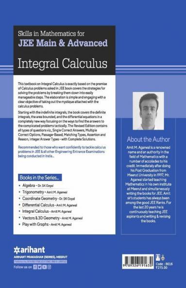 Skills in Mathematics - Integral Calculus for JEE Main and Advanced