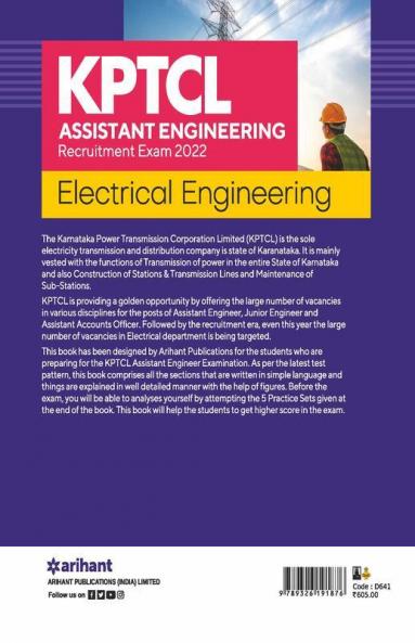 KPTCL Assistant Engineering (Electrical Engineering) Exam 2022