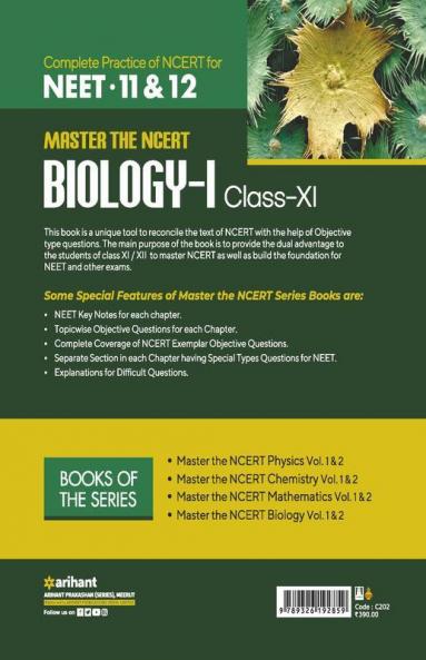 Master The NCERT for NEET Biology - Vol.1