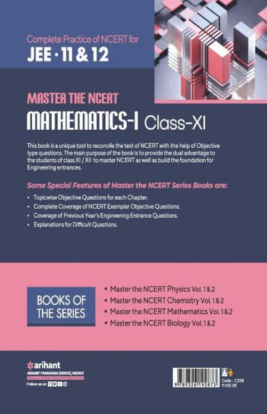 Master The NCERT for JEE Mathematics - Vol.1