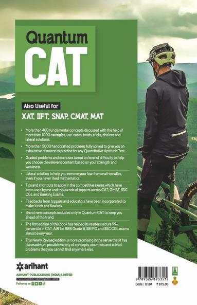 Quantitative Aptitude Quantum CAT