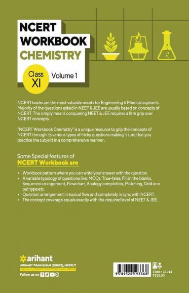 NCERT Workbook Chemistry Volume 1 Class 11