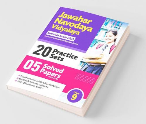 Jawahar Navodaya Vidyalaya Class 9 (20 Practice Sets & 5 Solved Papers) Exam 2023