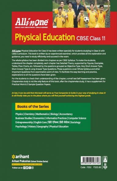 CBSE All In One Physical Education Class 11 2022-23 Edition