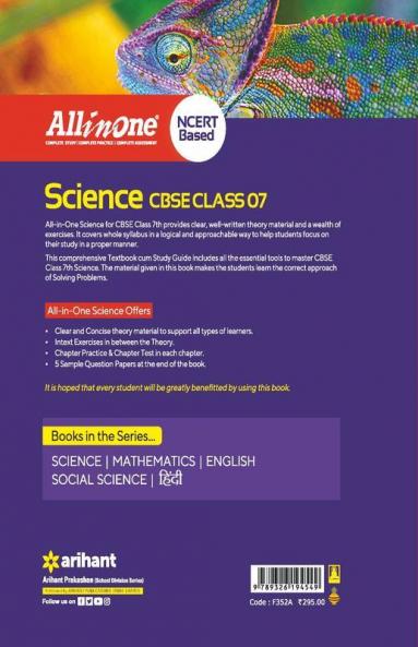 CBSE All In One NCERT Based Science Class 7 2022-23 Edition